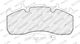 BRAKE PAD SET VOLVO WVA29173-29203-29272